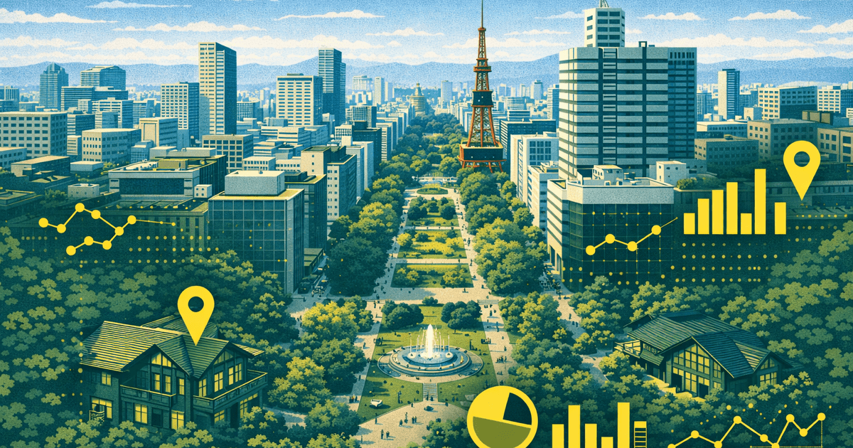 Sapporo Property Investment 2026: Hokkaido's Capital Sees +2.4% Residential (Chuo +5.6%) — MLIT Data Guide